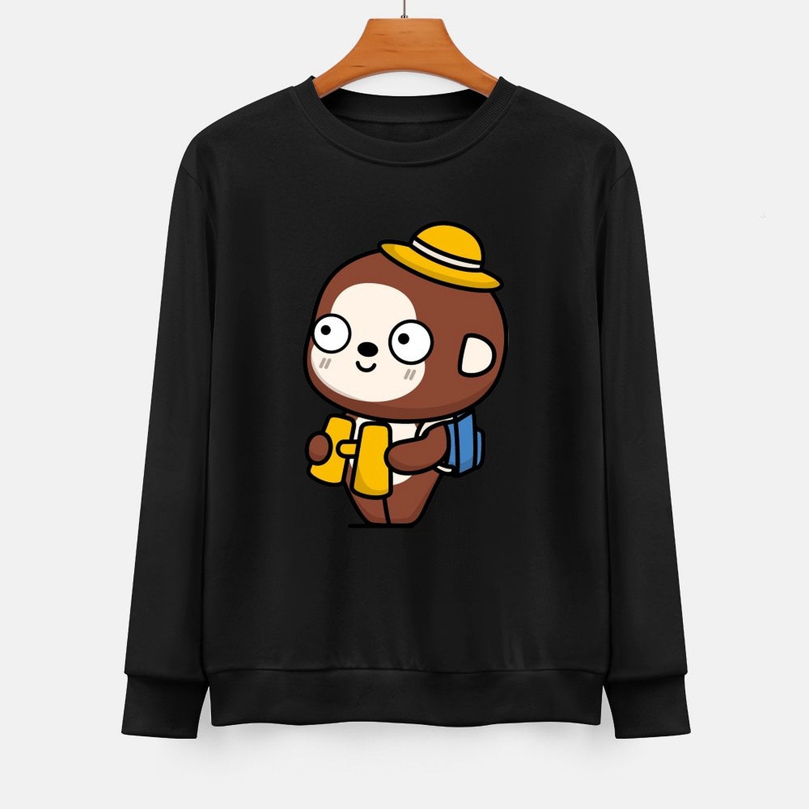 Front Patterned Long Sleeve TopSoftTouch Urban